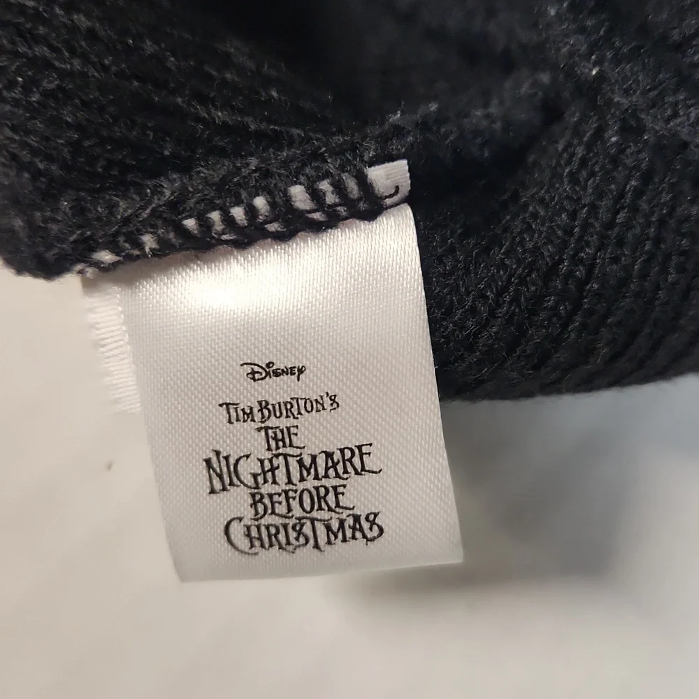 EUC Disney Tim Burton's The Nightmare Before Christmas Unisex One sz Knit Hat - Picture 4 of 5